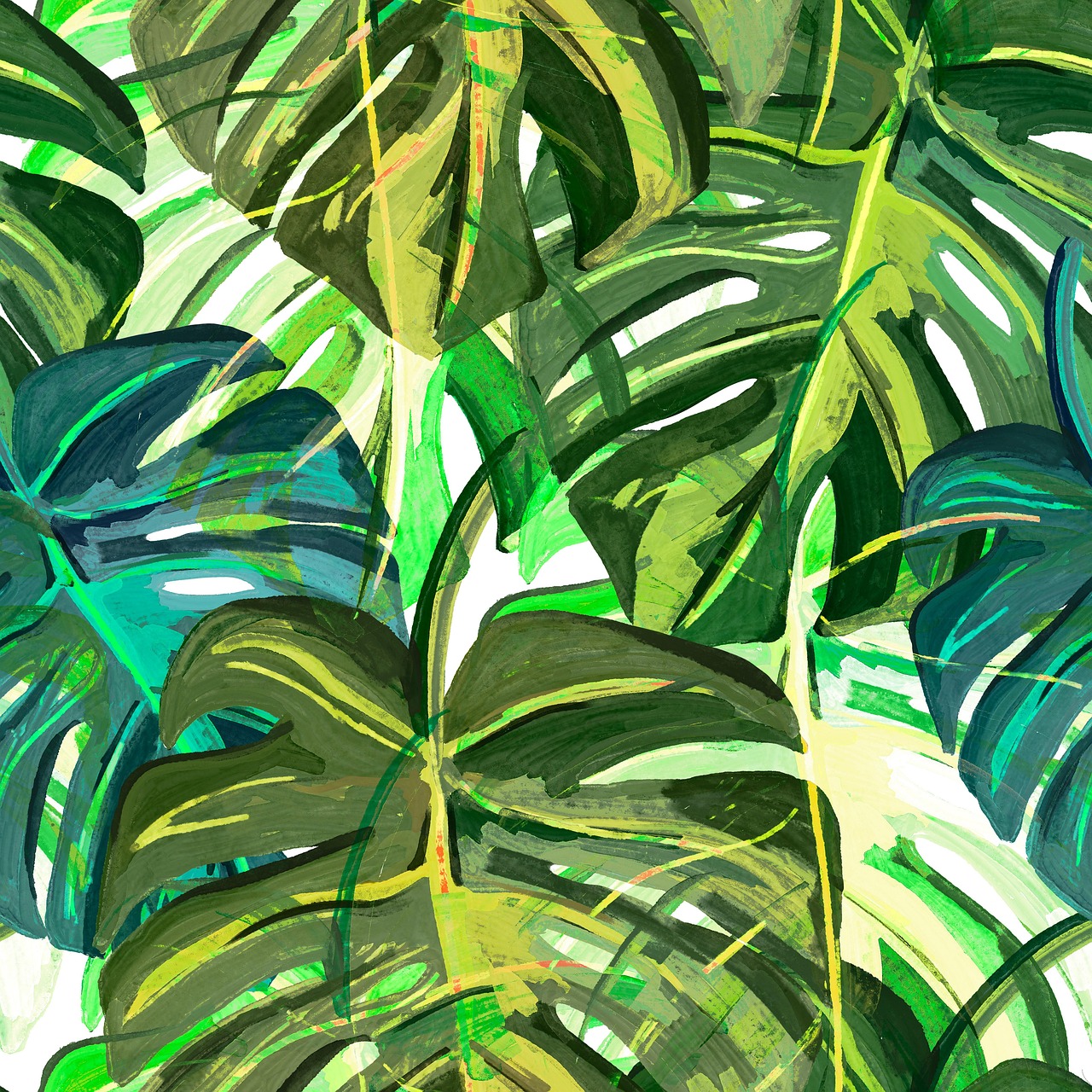 Bladeren groen